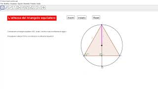 Laltezza di un triangolo equilatero [upl. by Christopher]