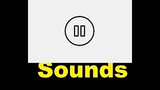 Pause Sound Effects All Sounds [upl. by Kalvin]