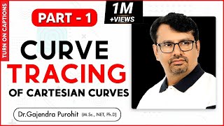 Curve Tracing of Cartesian Curve By GP Sir [upl. by Nerred]