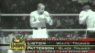 Sonny Liston vs Floyd Patterson II long [upl. by Etnomaj815]