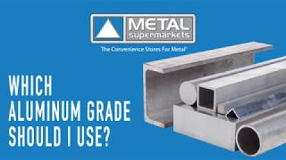 Which Aluminum Grade Should I Use  Metal Supermarkets [upl. by Grethel]