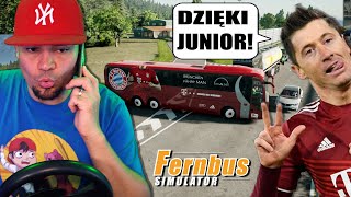 🚌 ZAWOŻĘ LEWANDOWSKIEGO DO BARCELONY  Fernbus Simulator [upl. by Bullis]