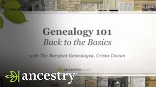 Back to the Basics Genealogy 101  Ancestry [upl. by Enelrats]