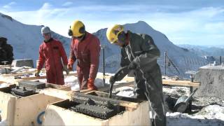 Construction du nouveau refuge du Goûter Saint Gervais MontBlanc CAF montagne alpinisme [upl. by Downall100]