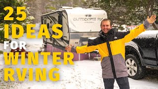 25 things we did to prepare for WINTER in RV [upl. by Saltsman]