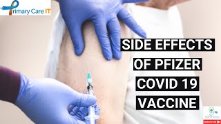 Side effects of the Pfizer COVID19 vaccine [upl. by Greene]