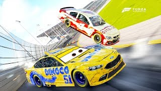 Cruz Ramirez Crashes Hard  Forza Motorsport 6  NASCAR Expansion [upl. by Liatris]