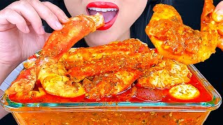 ASMR GIANT DESHELLED KING CRAB amp SHRIMP SEAFOOD BOIL MUKBANG  Eating Show  ASMR Phan [upl. by Anauqahc]