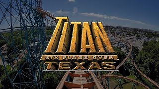 Official Titan POV  Six Flags Over Texas [upl. by Brantley]