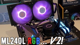 Cooler Master MasterLiquid ML240L V2 RGB FORM over FUNCTION [upl. by Nette]