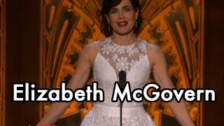 Elizabeth McGovern Salutes her Downton Abbey quotMotherquot Shirley MacLaine [upl. by Key435]