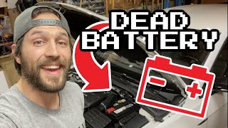 Replacing the Battery  VW Golf MK7 [upl. by Nowtna159]