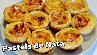 PASTEIS DE NATA  RECEITA TRADICIONAL DE PORTUGAL [upl. by Ennaitsirhc]