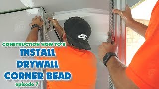 How to install drywall corner bead [upl. by Evvy]