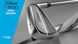 Titleist T200 Irons Review by TGW [upl. by Orlosky]