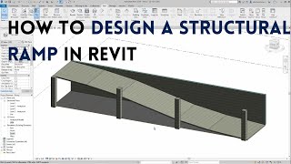 Structural Ramps in Revit  Link CAD amp Modify Sub Elements [upl. by Divan]