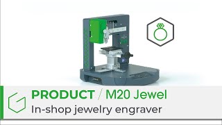 M20 Jewel the ideal jewelry engraving machine in shop [upl. by Ibby432]