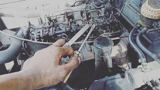 DIESEL ENGINE VALVE CLEARANCE ADJUSTMENT [upl. by Damara]