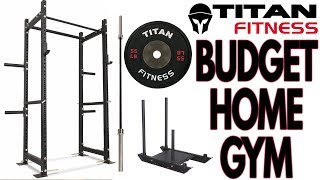 Budget Titan Fitness Home Gym Build [upl. by Barry]