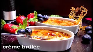 Creme Brulee with ONLY 4 Ingredients [upl. by Skilken117]