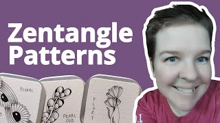 9 Easy Zentangle Patterns for Beginners  Organic amp Botanical [upl. by Voe]