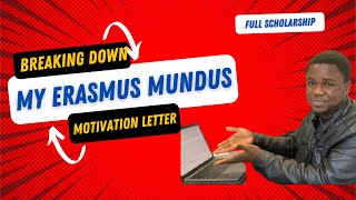 My Erasmus MOTIVATION ESSAY Breakdown [upl. by Moritz282]