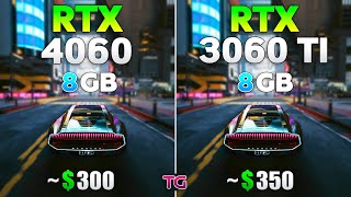 RTX 4060 vs RTX 3060 Ti  Test in 10 Games [upl. by Ailema]