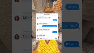 dont miss end 😞 texting textingstory redditstories minecraftparkour gf bf youtubeshorts [upl. by Lekkim]