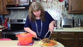 Pot Roast in a Le Creuset Dutch Oven [upl. by Healion]