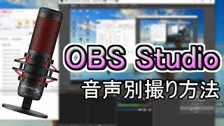 【OBS Studio】音声を別撮りする方法！ゲーム実況者におすすめだよ。 [upl. by Annaeed]