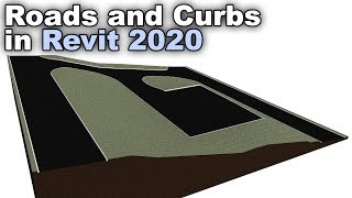 Roads and Curbs in Revit Tutorial [upl. by Oned]