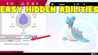 How to get EASY HIDDEN ABILITY Pokemon in SwordShield [upl. by Tirrej]