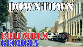 Columbus  Georgia  4K Downtown Drive [upl. by Michaeu]