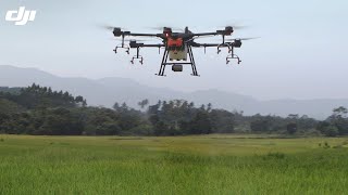 DJI  Agras T16  Agricultural Spraying Drone [upl. by Bywoods]