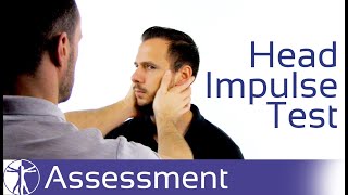 Head Impulse Test  Peripheral Vestibular Dysfunction [upl. by Akineg]