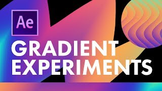 Gradient Experiments in After Effects  Animation Tutorial [upl. by Aihsena454]