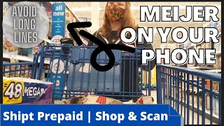 Meijer  Shipt Prepaid Online Orders  Shop amp Scan Faster Checkout [upl. by Alekim482]