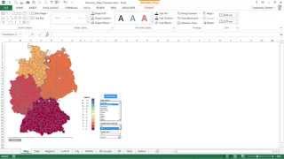 Excel Karte Deutschland Folge 1 – wie erstellt man eine geographische Aufteilung [upl. by Kciwdahc]