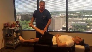 L5S1 Herniated Disc Patient Exam amp Treatment At Advanced Chiropractic Relief Ring Dinger Too [upl. by Gaylene]