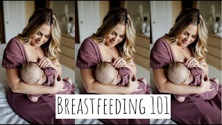 Breastfeeding Basics  Latching Nursing Bras  More [upl. by Pantheas]