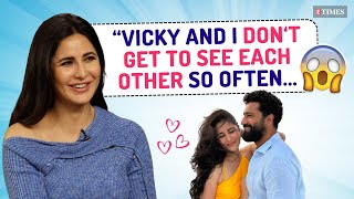 Katrina Kaifs INTERVIEW On Husband VICKY KAUSHAL Tiger 3 SUCCESS FatherInLaws REACTION amp More [upl. by Atteuqnas]