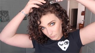 Root Clipping Curly Hair For Max Volume  Jannelle [upl. by Laina626]