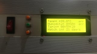 Arduino Egg Incubator controller using DHT22 sensor [upl. by Coletta]