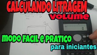 CALCULANDO LITRAGEM  RAPIDOPRÁTICOFACIL [upl. by Llenet]