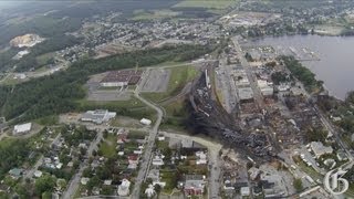 LacMégantic fly over [upl. by Doomham956]