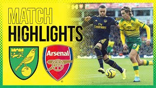 HIGHLIGHTS  Norwich City 22 Arsenal [upl. by Rekcut]