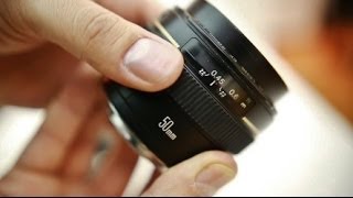 Canon 50mm f14 USM lens review with samples full frame and APSC [upl. by Ahsahtan]