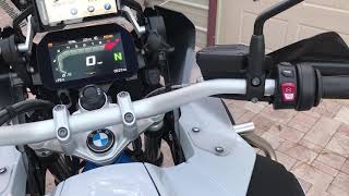 2018 BMW R1200 GS GSA Hill Hold control overview  How it works [upl. by Vins]