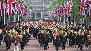 FAMOUS BRITISH MARCHES  BLACK DYKE BAND Massed Band [upl. by Searle]