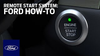 Ford Remote Start System  Ford HowTo  Ford [upl. by Feodore]